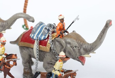 Rare Heyde No.2 size Indian Army elephant gun team, - 3