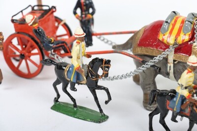 Rare Heyde No.2 size Indian Army elephant gun team, - 7