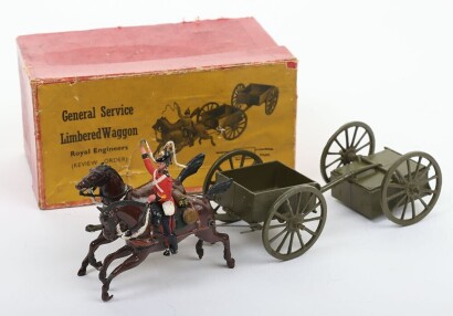 Britains set 1330, Royal Engineers General Service Limbered Wagon at the gallop