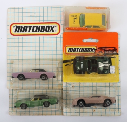 Five Matchbox Superfast Bulgarian Issue Models