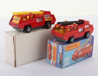 Matchbox Superfast MB-22c Blaze Buster, with Black Ladder