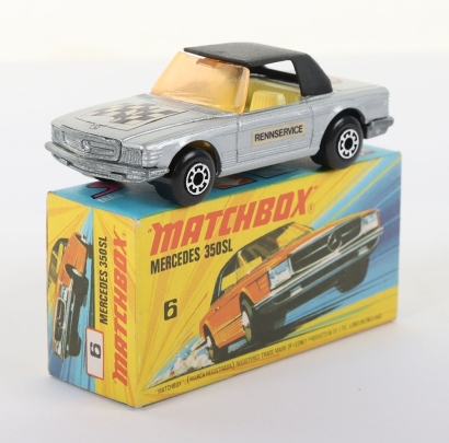 Matchbox Superfast 6b Mercedes 350SL Rennservice German Export Issue