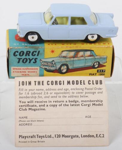 Corgi Toys 217 Fiat 1800