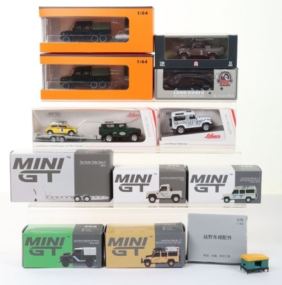 Two GCD 1/64 Scale Land-Rover Defender 6 x 6,