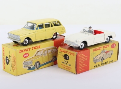 Two Dinky Toys British Cars