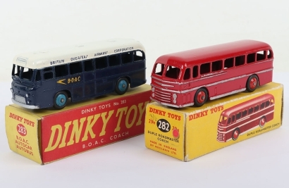 Two boxed Dinky Toys Coaches