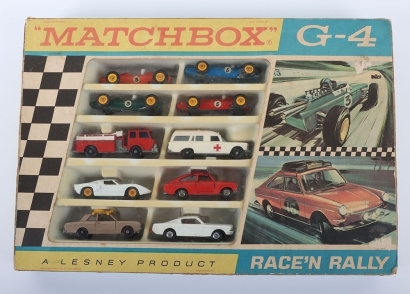 Matchbox Lesney G-4 Race'n Rally Regular Wheels Gift Set