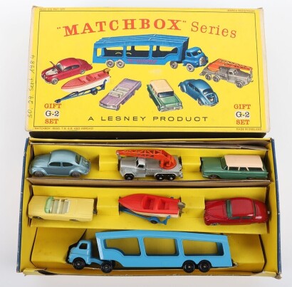 Matchbox Lesney G-2 Regular Wheels Car Transporter Gift Set