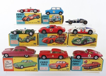 Eight Boxed Vintage Corgi Toys