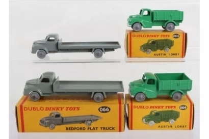 Four Dinky Dublo vehicles