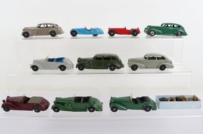Vintage Dinky post-war 38/39 series Motor cars
