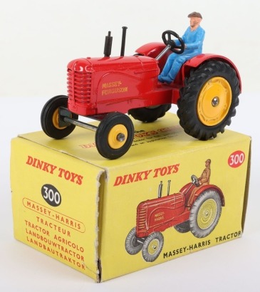Vintage Dinky Toys 300 Massey Harris Tractor