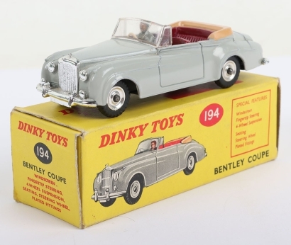 Vintage Dinky Toys 194 Bentley S2 Coupe