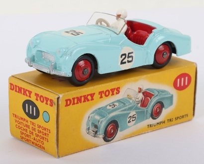 Vintage Dinky Toys 111 Triumph TR2 Sports