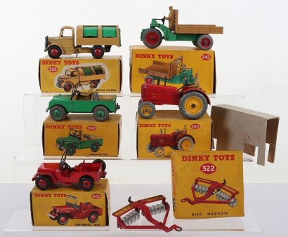 Six Vintage Boxed Dinky Toys Commercial Vehicles