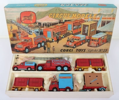 Vintage Corgi Toys Gift Set 23 Chipperfield&rsquo;s Circus Models, 2nd issue
