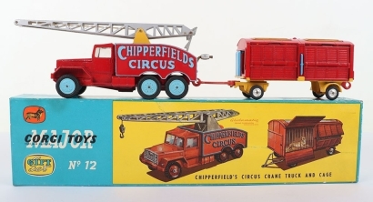 Vintage Corgi Major Toys Gift Set 12 Chipperfield Circus Crane and Cage