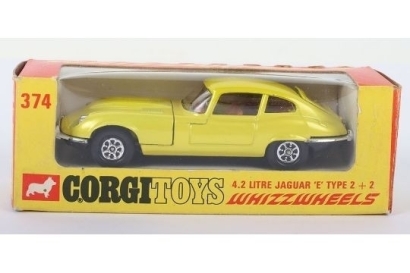 Vintage Corgi Toys 374 Jaguar 5.3 Litre V12 &lsquo;E&rsquo; Type Series 3