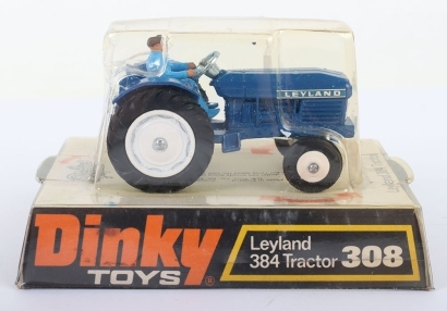 Vintage Dinky Toys Bubble Packed 308 Leyland 384 Tractor,