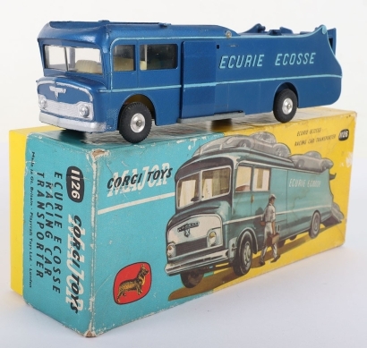 Vintage Corgi Major Toys 1126 Ecurie Ecosse Racing Car Transporter