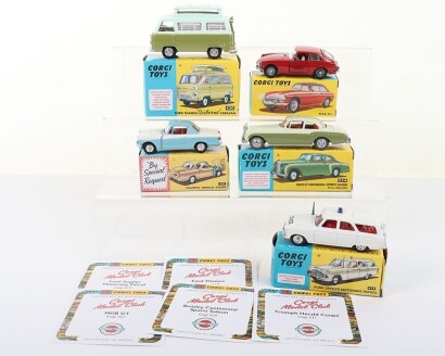 Five Corgi Toys Club Models