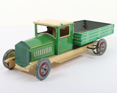 A Wells-Brimtoy (England) Tinplate Four-wheeled Tipper Truck - 2