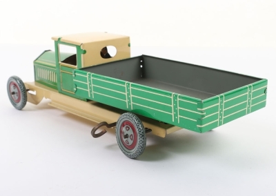 A Wells-Brimtoy (England) Tinplate Four-wheeled Tipper Truck - 6