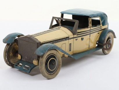 Wells (England) Rolls Royce Coupe clockwork Tinplate car