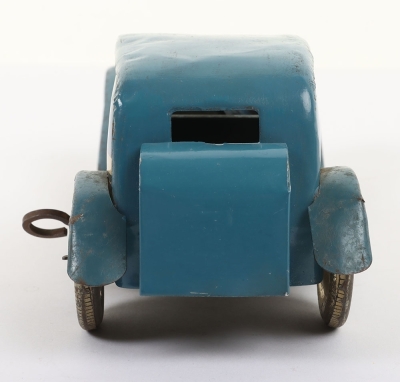 Wells (England) Rolls Royce Coupe clockwork Tinplate car - 6