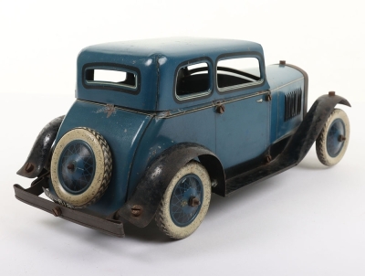 Scarce Pre-War Burnett, Ubilda Clockwork Tinplate car - 5