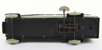 Chad Valley Aluminium Clockwork Green Line Single Decker Bus - 7