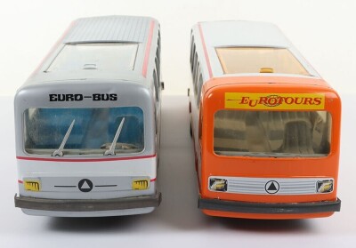 Two Joustra (French) Tinplate Single Decker Buses, - 2