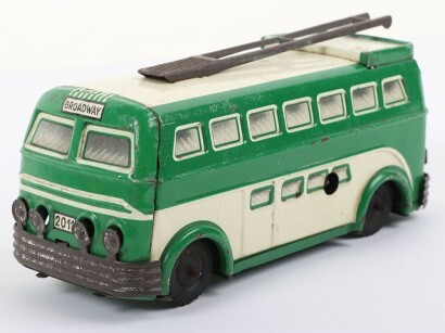 A Joustra (France) Tinplate Clockwork Tourisme Bus