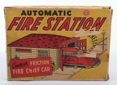 Marx (British) boxed Automatic Fire Station, 1950s, - 6