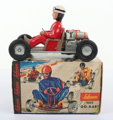 Boxed Schuco 1055 clockwork Go-Kart, W.Germany circa 1960, - 2