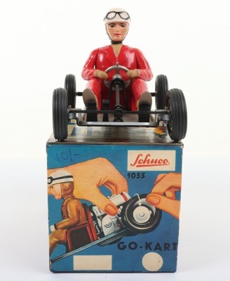 Boxed Schuco 1055 clockwork Go-Kart, W.Germany circa 1960, - 3