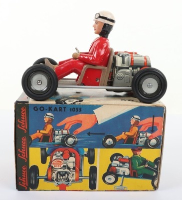 Boxed Schuco 1055 clockwork Go-Kart, W.Germany circa 1960, - 6