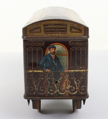 Scarce W&R Jacob & Co Ltd Railway Passenger coach Biscuit tin, circa 1910, - 2