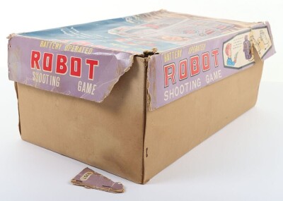 Rare boxed Masudaya Battery Operated Gang of 5 Target Robot 3357, Japanese 1950s, - 5