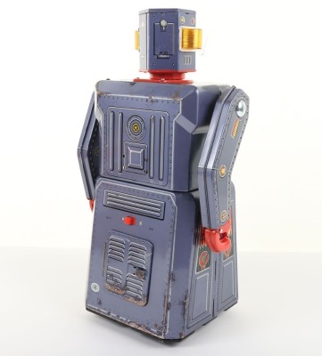 Rare boxed Masudaya Battery Operated Gang of 5 Target Robot 3357, Japanese 1950s, - 10