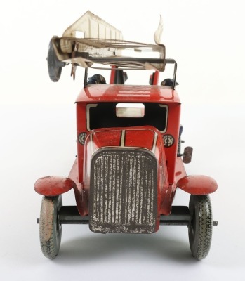 Mettoy tinplate clockwork Fire Engine, 1950s, - 3