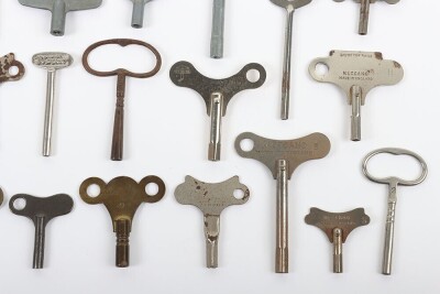 Collection of forty-two Keys for clockwork mechanisms, - 3