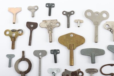 Collection of forty-two Keys for clockwork mechanisms, - 5