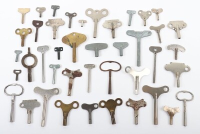 Collection of forty-two Keys for clockwork mechanisms, - 6