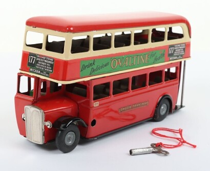Tri-ang Minic 60M Double Decker bus, post-war,