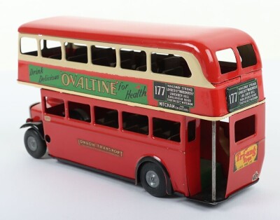 Tri-ang Minic 60M Double Decker bus, post-war, - 6