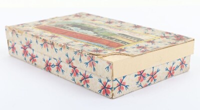 Boxed tinplate Klimax Penny toy Train set, Japanese 1920s, - 7