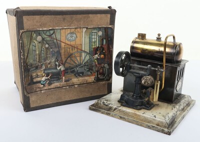 Ernst Plank boxed Steam Engine, German circa 1905, - 3