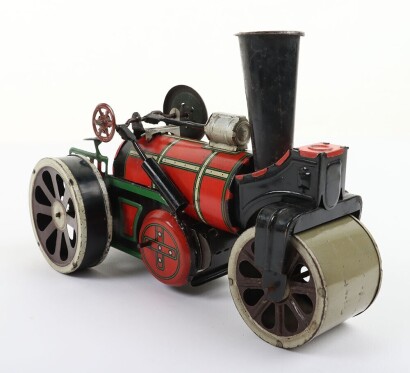 Orobr tinplate clockwork Road Roller, German circa 1910,