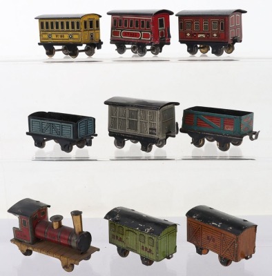 Hess (JLH) 100 series tinplate miniature floor train, - 3